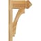 Ekena Millwork Imperial Arts & Crafts Rough Sawn Outlooker, Western Red Cedar, 6"W x 12"D x 20"H OUT06X12X20IMP03RWR - alternate 3